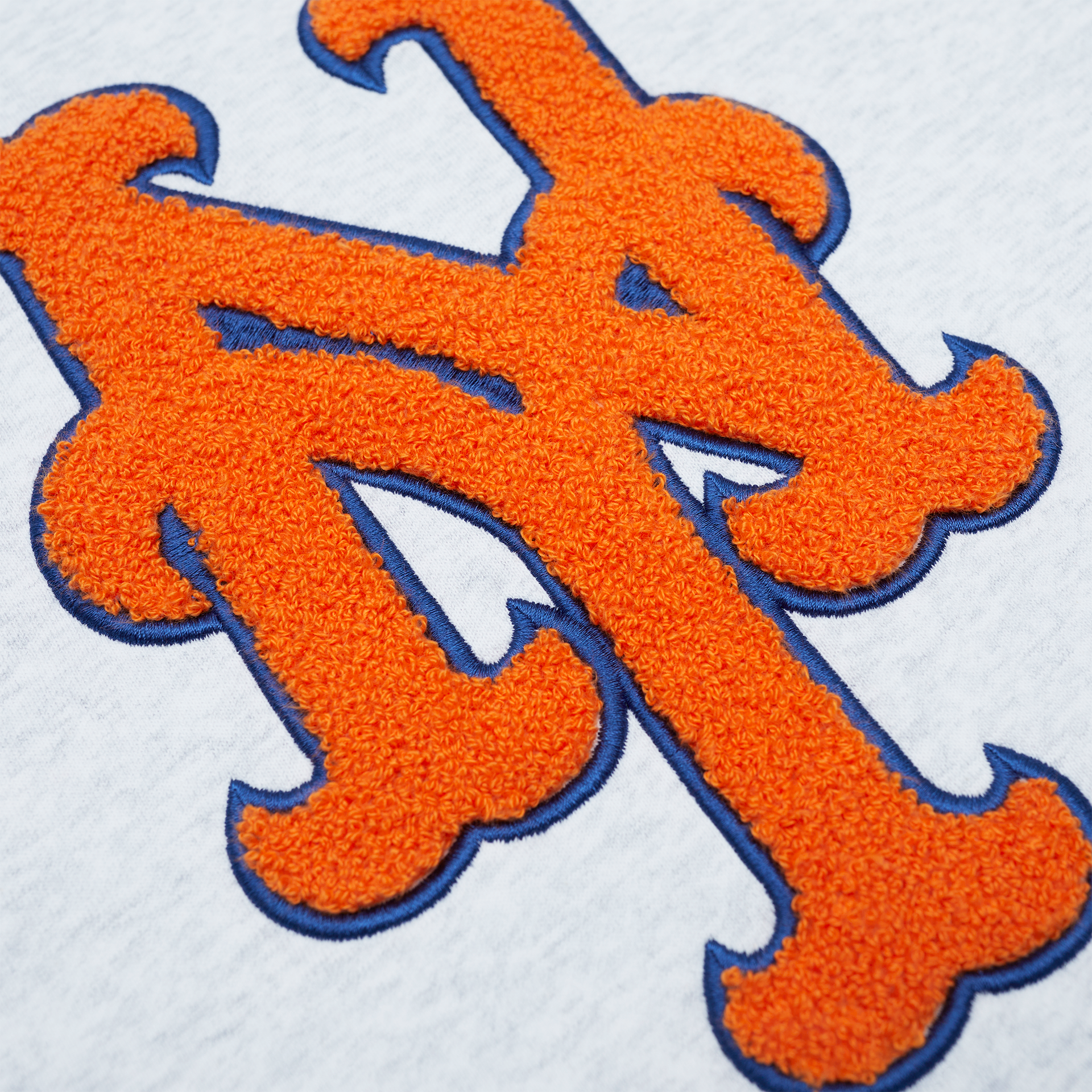 New York or Nowhere x New York Mets Youth White Full-Zip Hoodie - Image 4